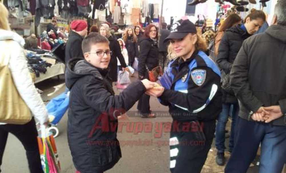 Tdp'den Büyüklere Hırsızlık Broşürü Çocuklara Şeker