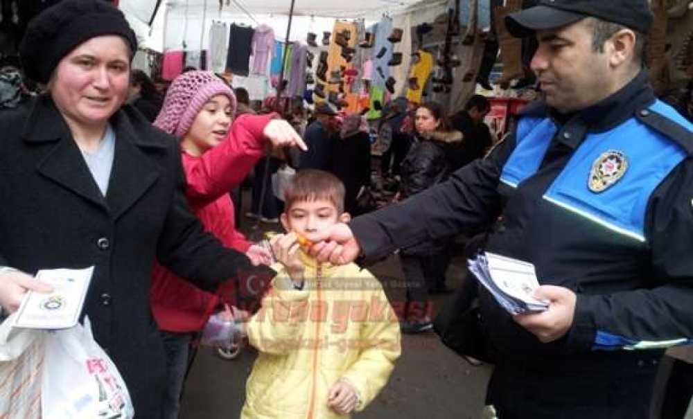 Tdp'den Büyüklere Hırsızlık Broşürü Çocuklara Şeker