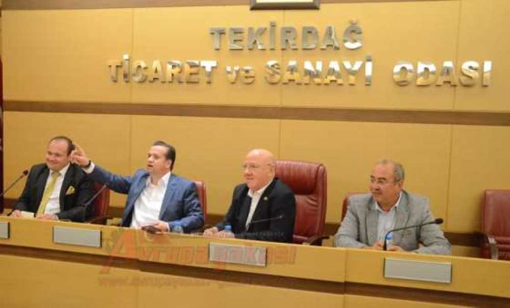 Tgk Başkanı Nuri Kolaylı Tekirdağlı Gazetecilerle Buluştu