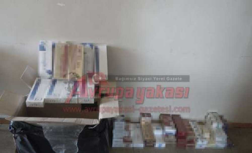 Çorlu`da Kaçak Sigara Ele Geçirildi