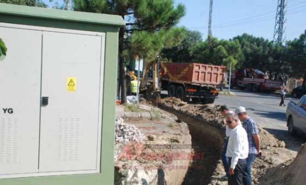 Enerji Hatları Yer Altına Alındı