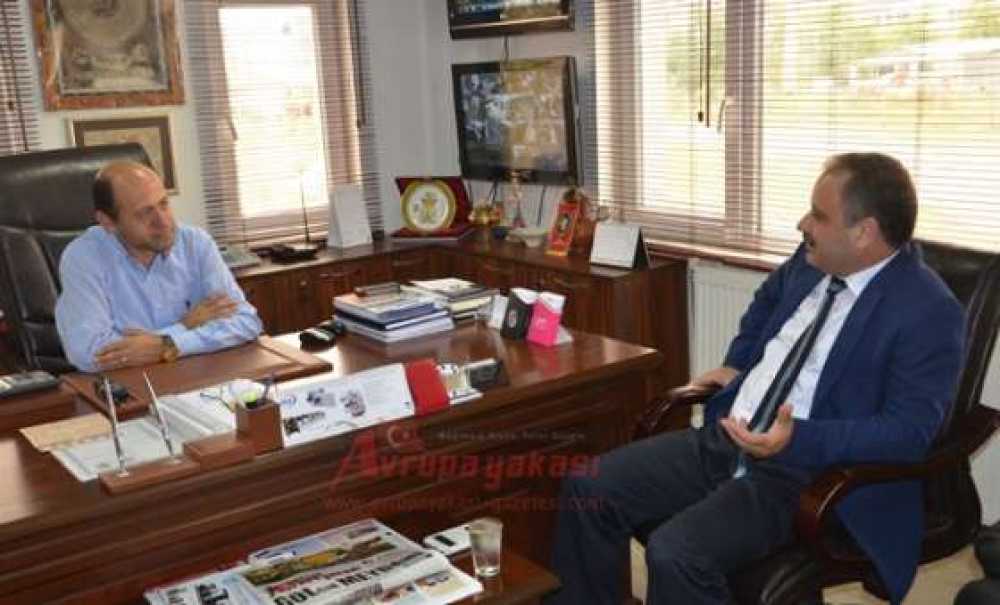 Sgm Müdürü Altındağ'dan Avrupa Yakası Gazetemize Ziyaret