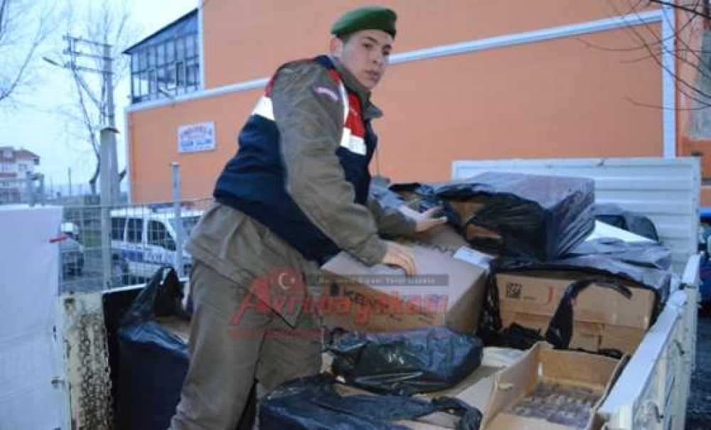 Çorlu Jandarmasından Sigara Kaçakçılarına Darbe
