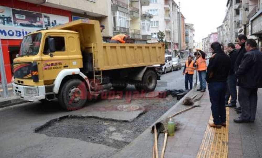 Çorlu Belediyesi'nden Soğuk Asfalt