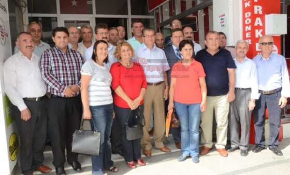 Gönüllerin Kaymakamından Muhtarlar Derneğine Veda Ziyareti