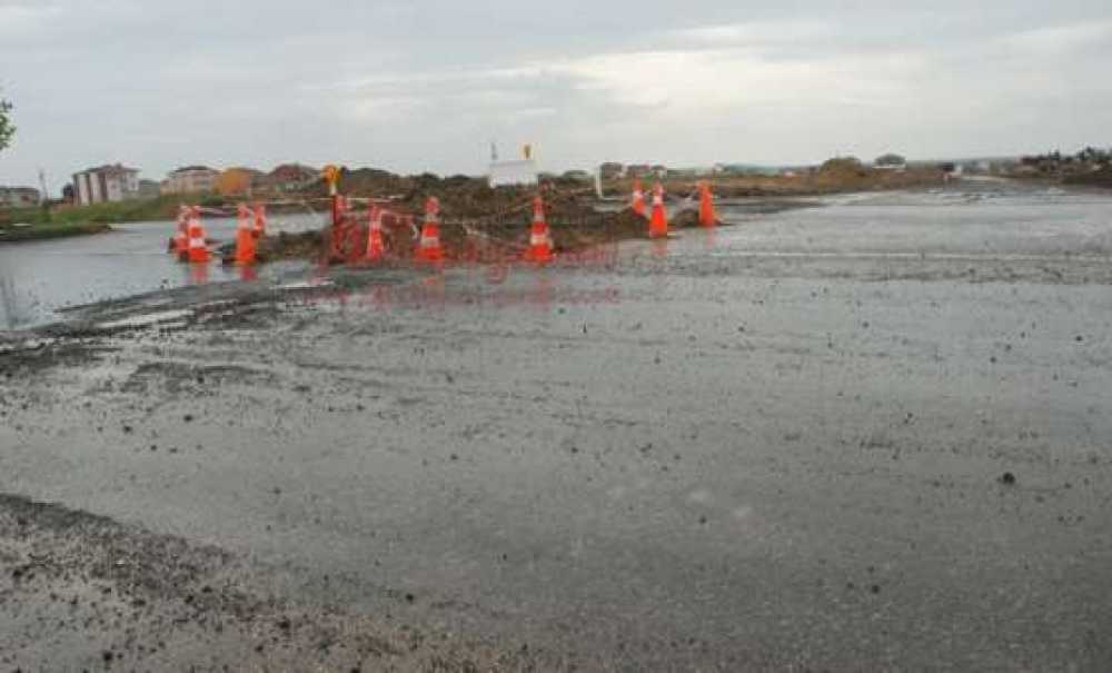 Çöken Yol Nihayet Yapıldı