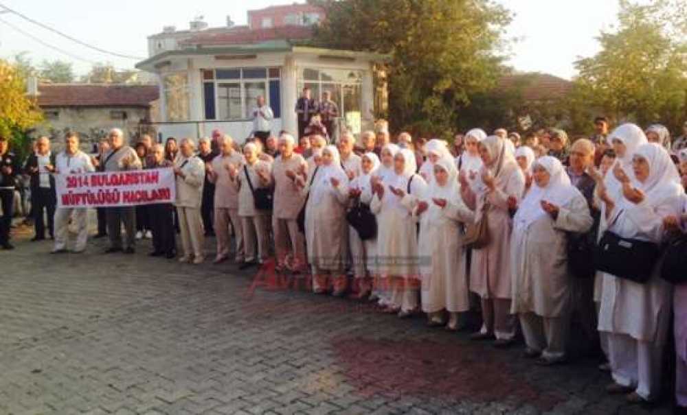 Bulgaristan`ın Hacıları Kutsal Topraklara Çorlu`dan Uğurlandı