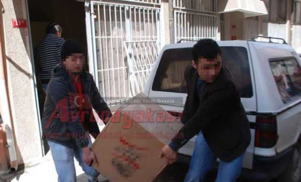 Kargoyla Sigara Kaçakçılığına Polis Engeli