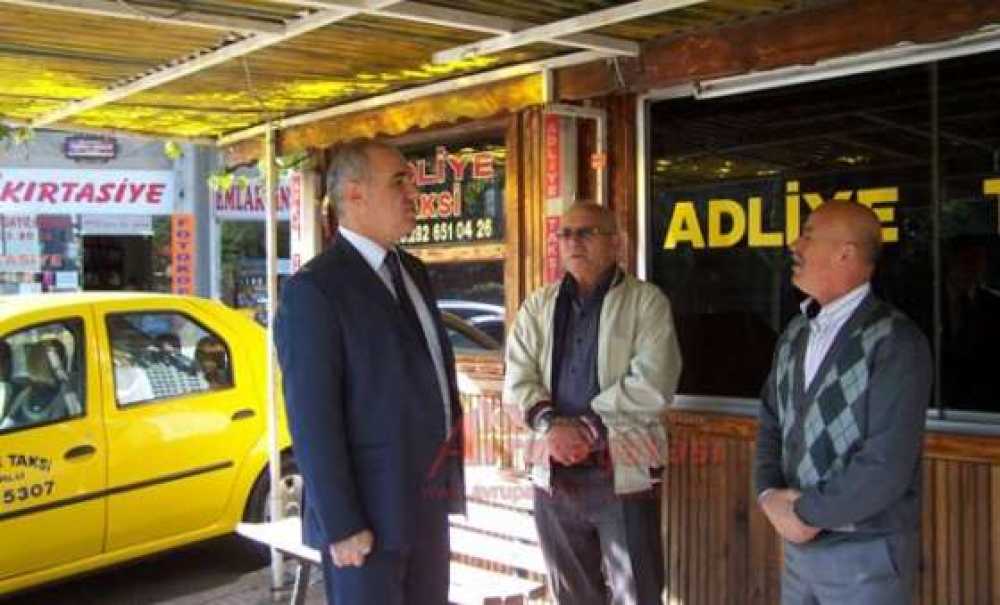 Kılıç'dan İlk Ziyaret Taksici Esnafına