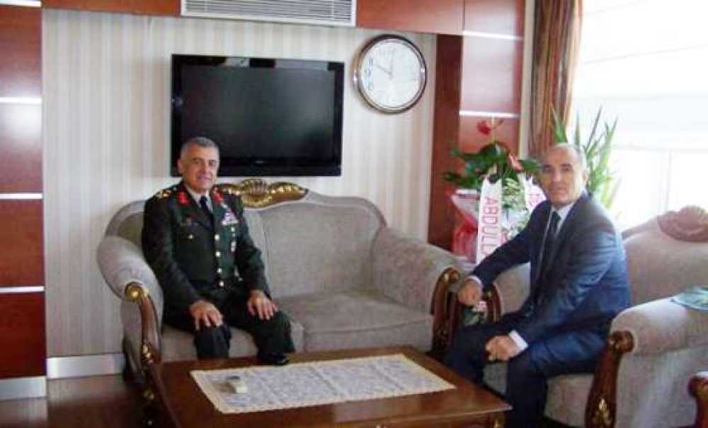 Korgeneral Bekiroğlu`ndan Kaymakam Kılıç`a Ziyaret