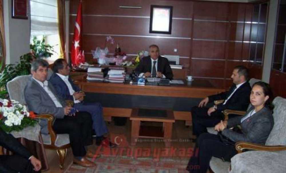 Mhp Çorlu İlçe Teşkilatı`ndan Kaymakam Kılıç`a Ziyaret