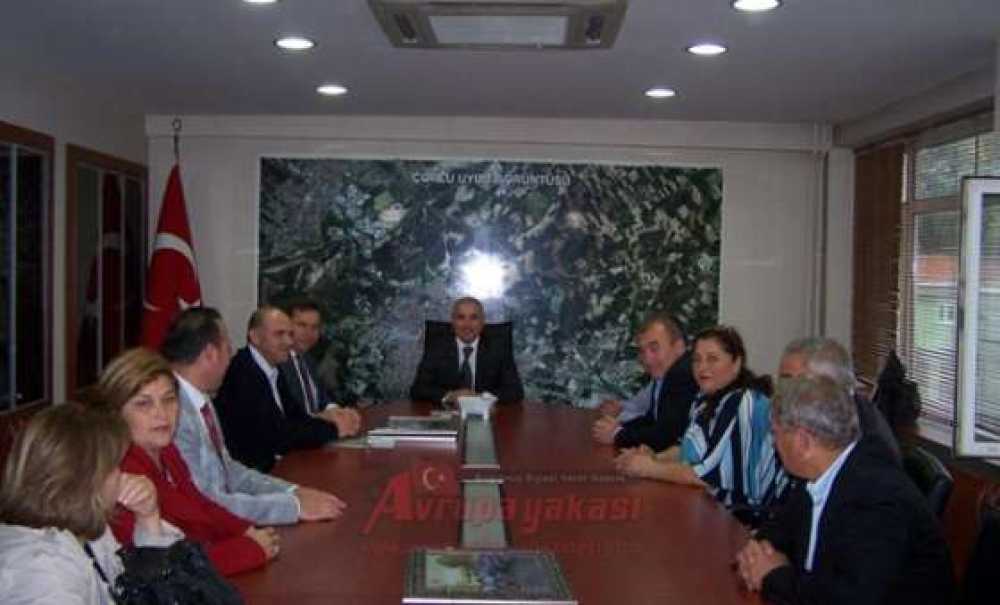 Muhtarlardan Kaymakam Kılıç'a Ziyaret