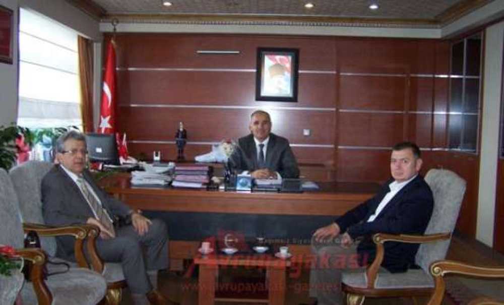 Bulgaristan Edirne Başkonsolosu Popov`dan Kaymakam Kılıç`a Ziyaret
