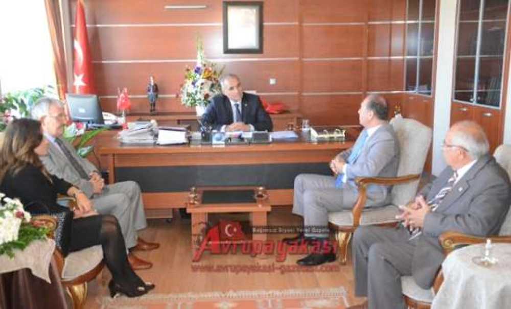 Çorlu Kent Konseyi`nden Kaymakam Kılıç`a Ziyaret