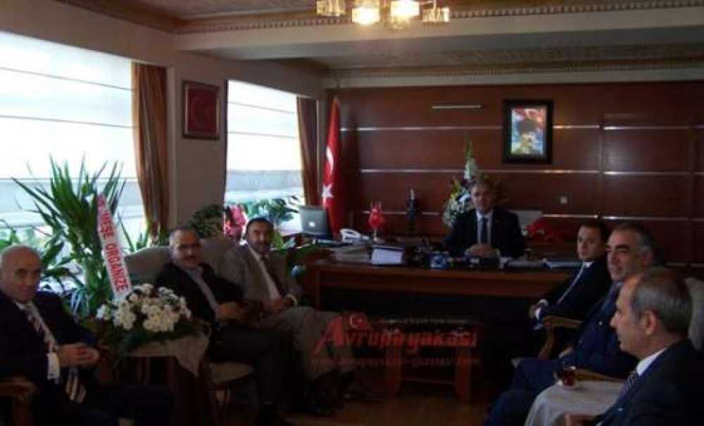 Çorlu Deri Osb`den Kaymakam Kılıç`a Ziyaret