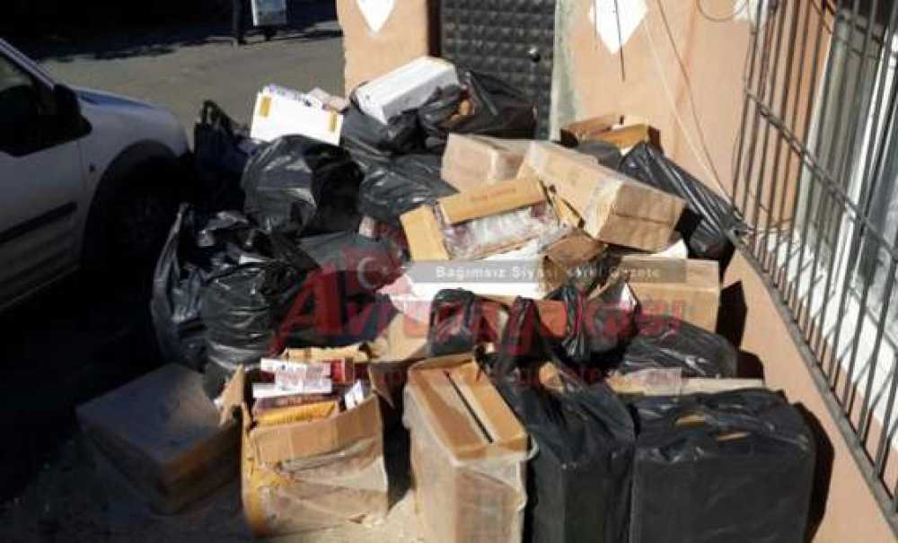 Çorlu Polisi 21 Bin Paket Kaçak Sigara Ele Geçirdi