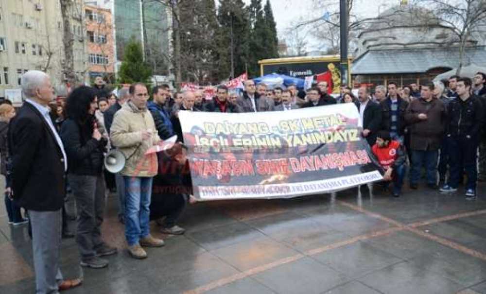 Grevdeki İşçilere Destek İçin Platform Kurdular