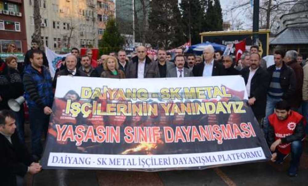 Grevdeki İşçilere Destek İçin Platform Kurdular