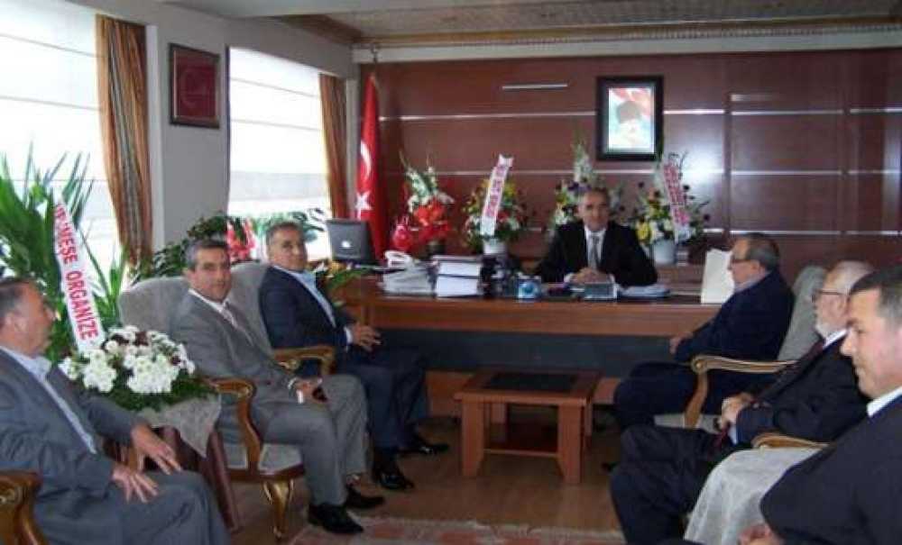 Yeni Sanayi Sitesi Yönetiminden Kaymakam Kılıç`a Ziyaret