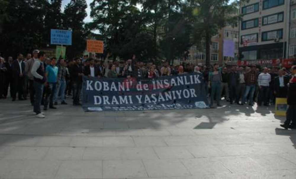 Çorlu'da Hdp'den Kobani Eylemi