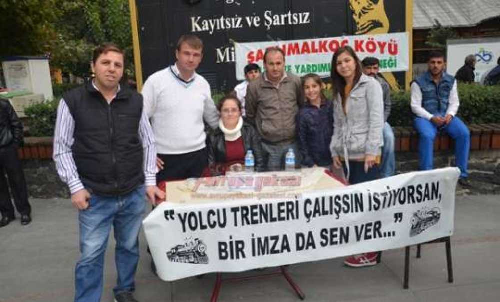 Tren Seferleri Için Imza Kampanyası