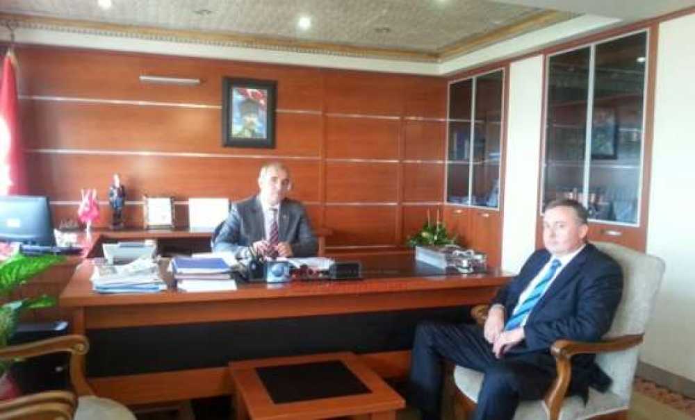 Teksif Başkanı Bozan`dan Kaymakam Kılıç`a Ziyaret