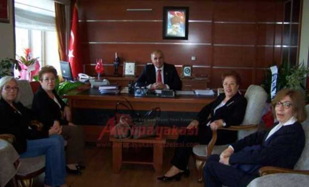 Çağdaş Yaşamı Destekleme Derneği`nden Kaymakam Kılıç'a Ziyaret