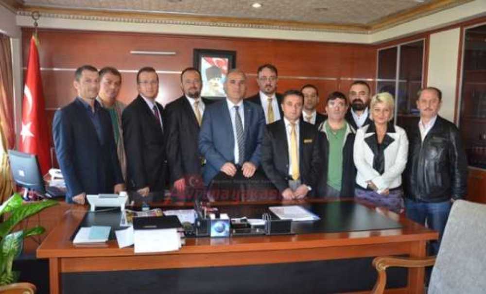 Çorlu Gazeteciler Derneğinden Kaymakam Kılıç`a Ziyaret