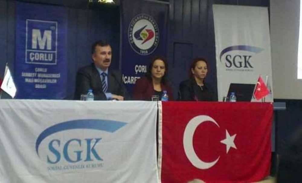 Çorlu Smmmo 6552 Sayılı Torba Kanun Seminerlerini Sürdürüyor