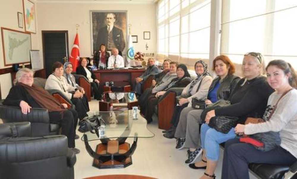 Chp Ergene İlçe Kadın Kollarından Başkan Albayrak'a Ziyaret