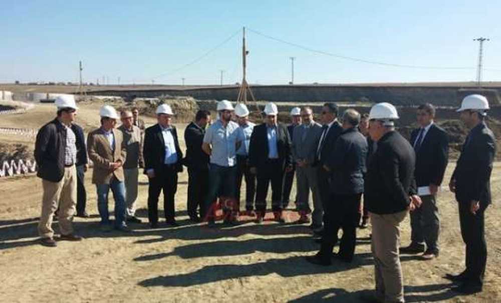 Vali Yerlikaya Türkgücü Osb Atıksu Arıtma Tesisi İnşaatını İnceledi,