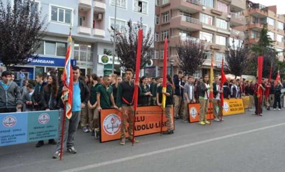 Çorlu'da 29 Ekim Provası