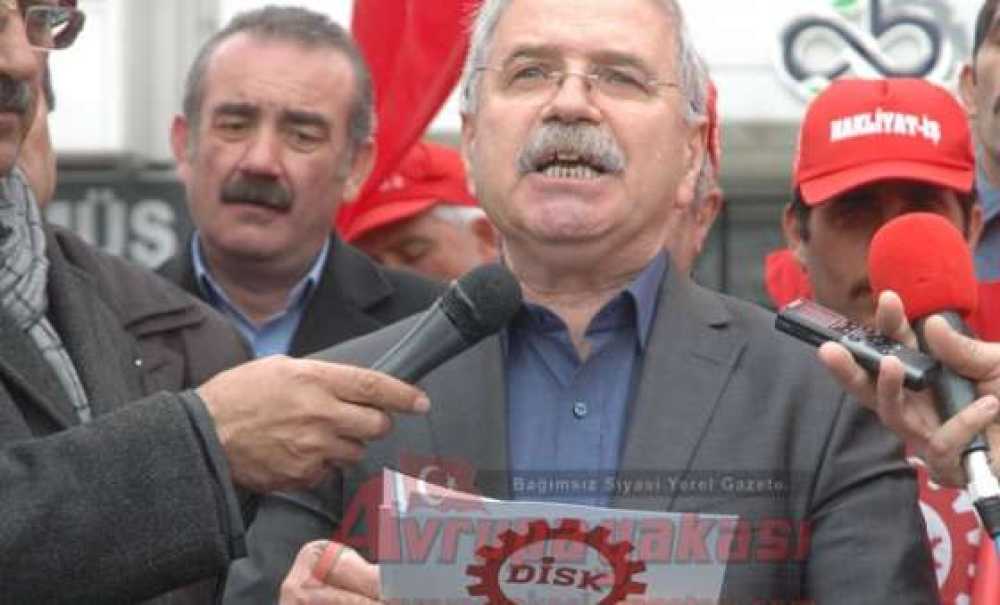 Disk Kuruluşunun 46. Yıldönümünü Çorlu`da Grevdeki İşçilerle Kutladı