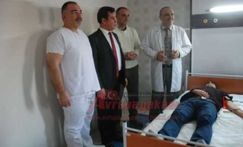 Medianka Hastanesi Personelinden Kızılay`a Kan Bağışı