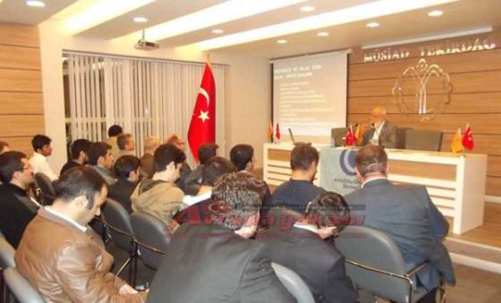 Agd Çorlu Şubesi`nden Helal Lokma Konferansı