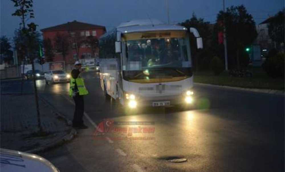 Servis Araçlarına Trafik Kontrolü