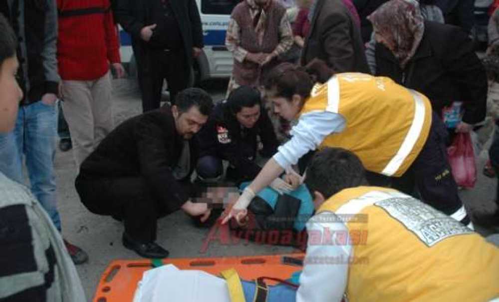 At Arabası Yaşlı Kadını Hastanelik Etti