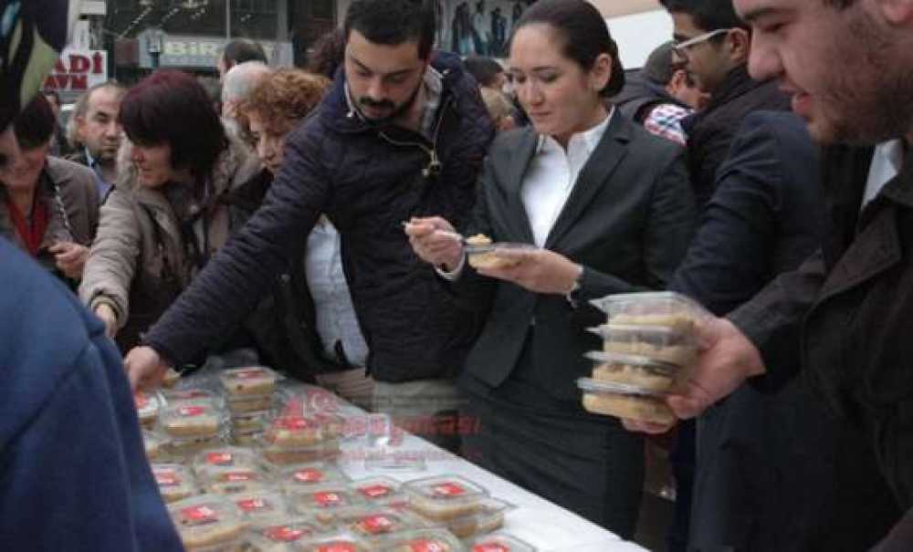 Chp Çorlu İlçe Örgütü Aşure Dağıttı