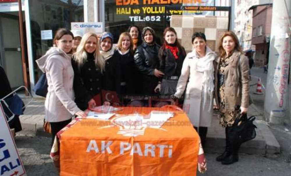 Ak Parti Çorlu Kadın Kollarından Sevgililer Günü Hediyesi