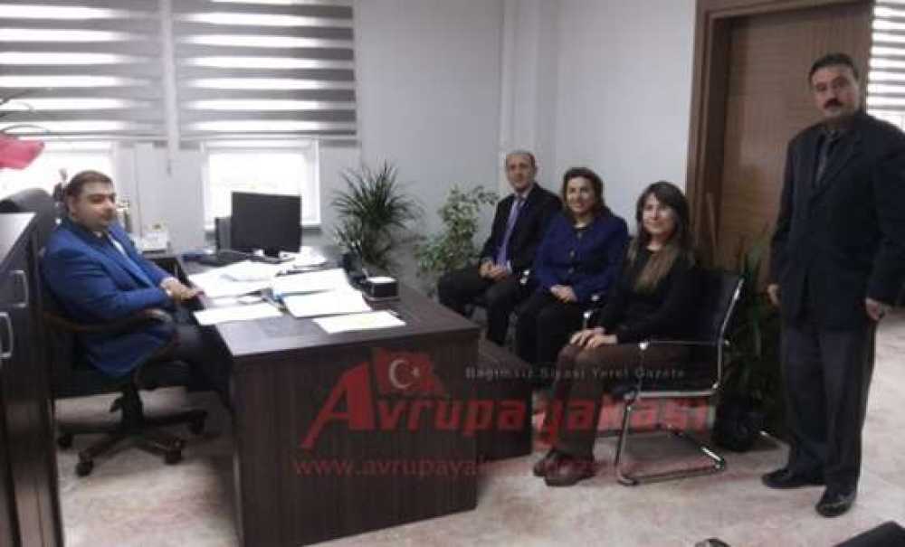 Kaymakam Kızıltoprak`dan Mal Müdürlüğüne Ziyaret