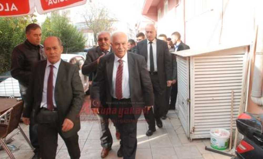 İşçi Partisi Genel Başkanı Doğu Perinçek Çorlu`da