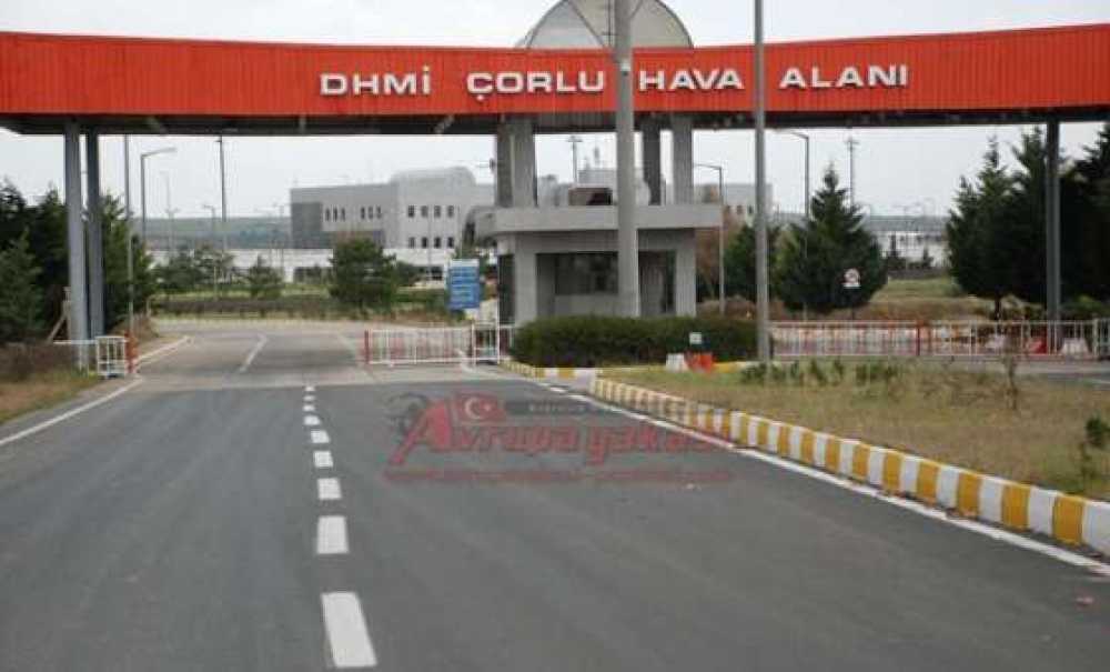 Çorlu Havaalanı Yükünü Aldı İlerliyor