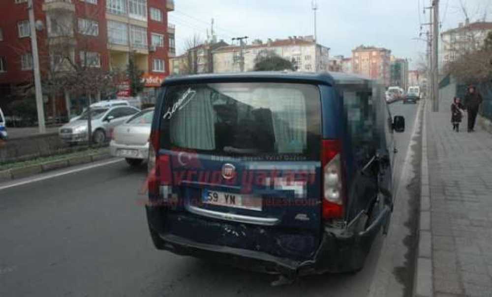 Çorlu`da Kaza 1 Yaralı