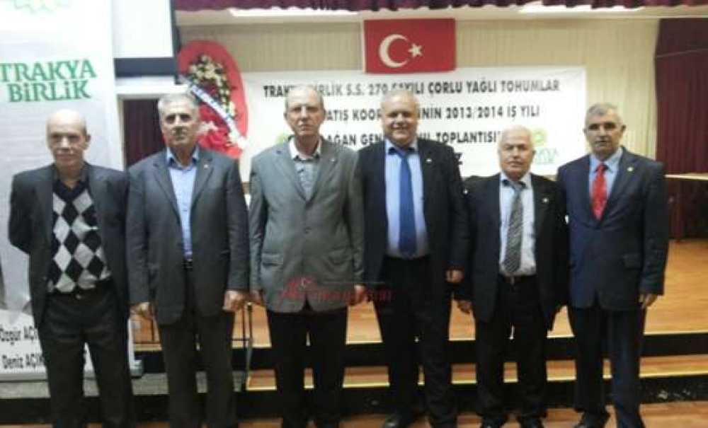 Çorlu Yağlı Tohumlar Kooperatifi`nde Başkanlığa Yunus Yılmaz Seçildi