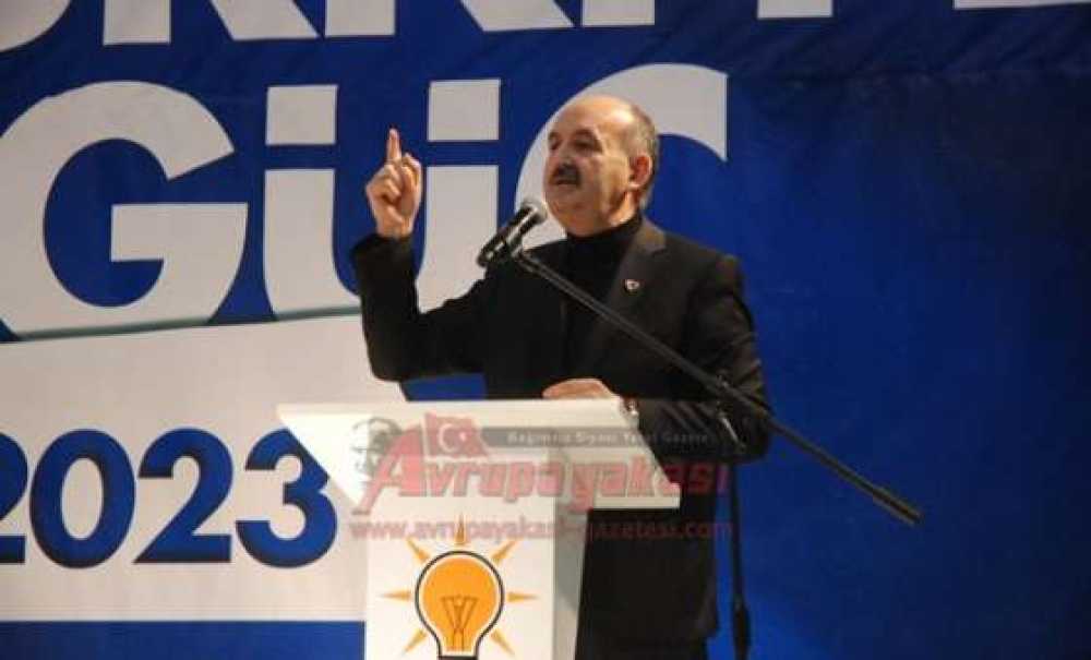 Bakan Müezzinoğlu Ak Parti Çorlu İlçe Kongresine Katıldı