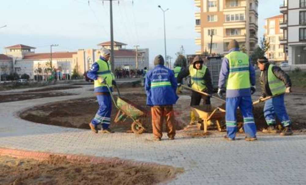 Dondurucu Soğukta Park Çalışması