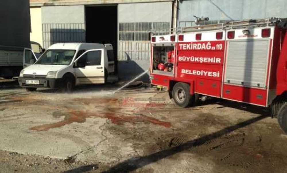 Kimyasal Bidonu Patladı, Çıkan Duman Yangın Zannedildi