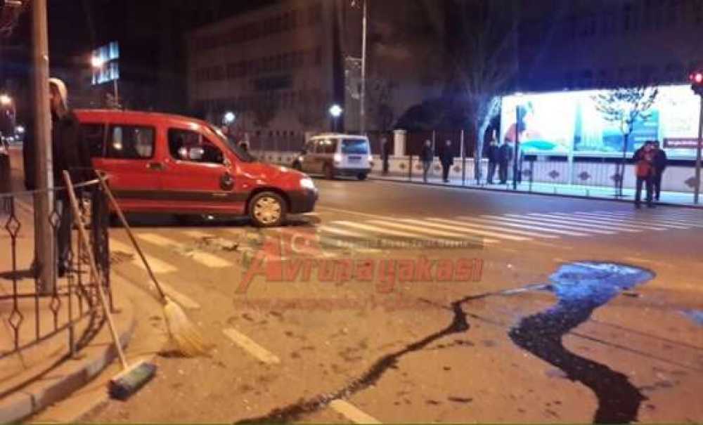 Polis Aracı Kazaya Karıştı: 2 Yaralı