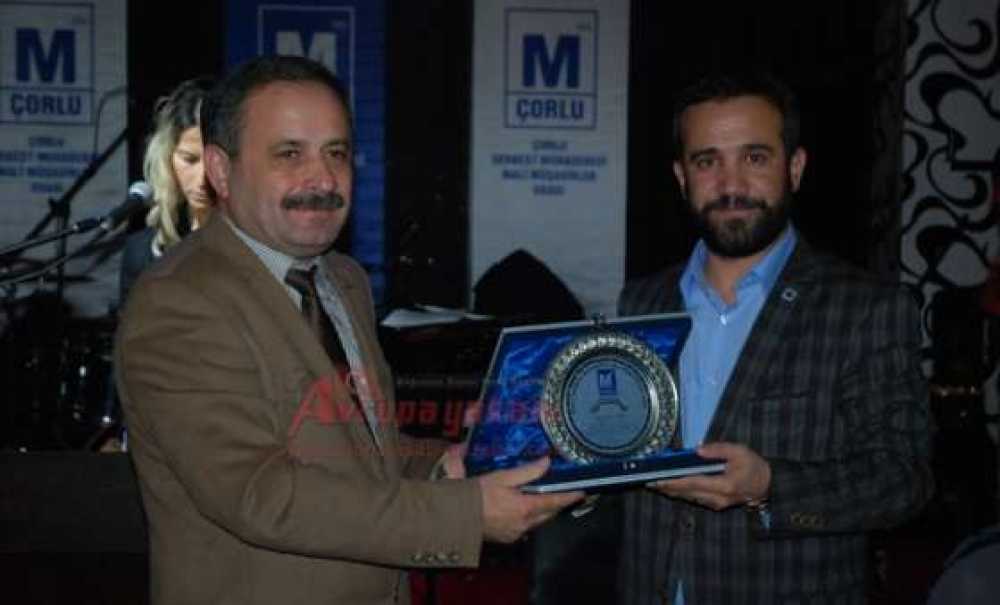 Çorlu Smmmo`dan Kuruluş Balosu Ve Ödül Töreni