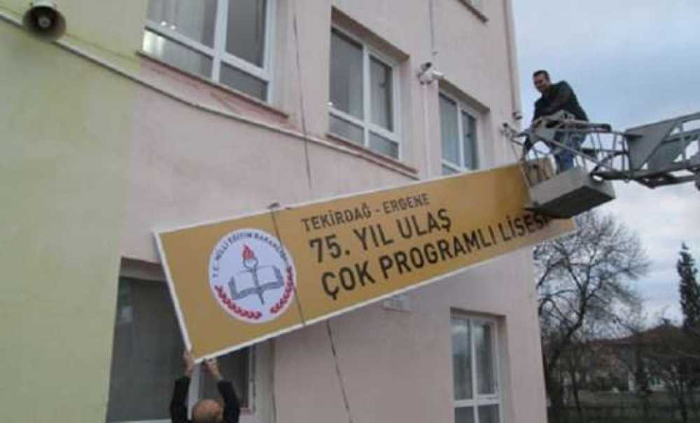 Ergene'deki Okullar Yenileniyor